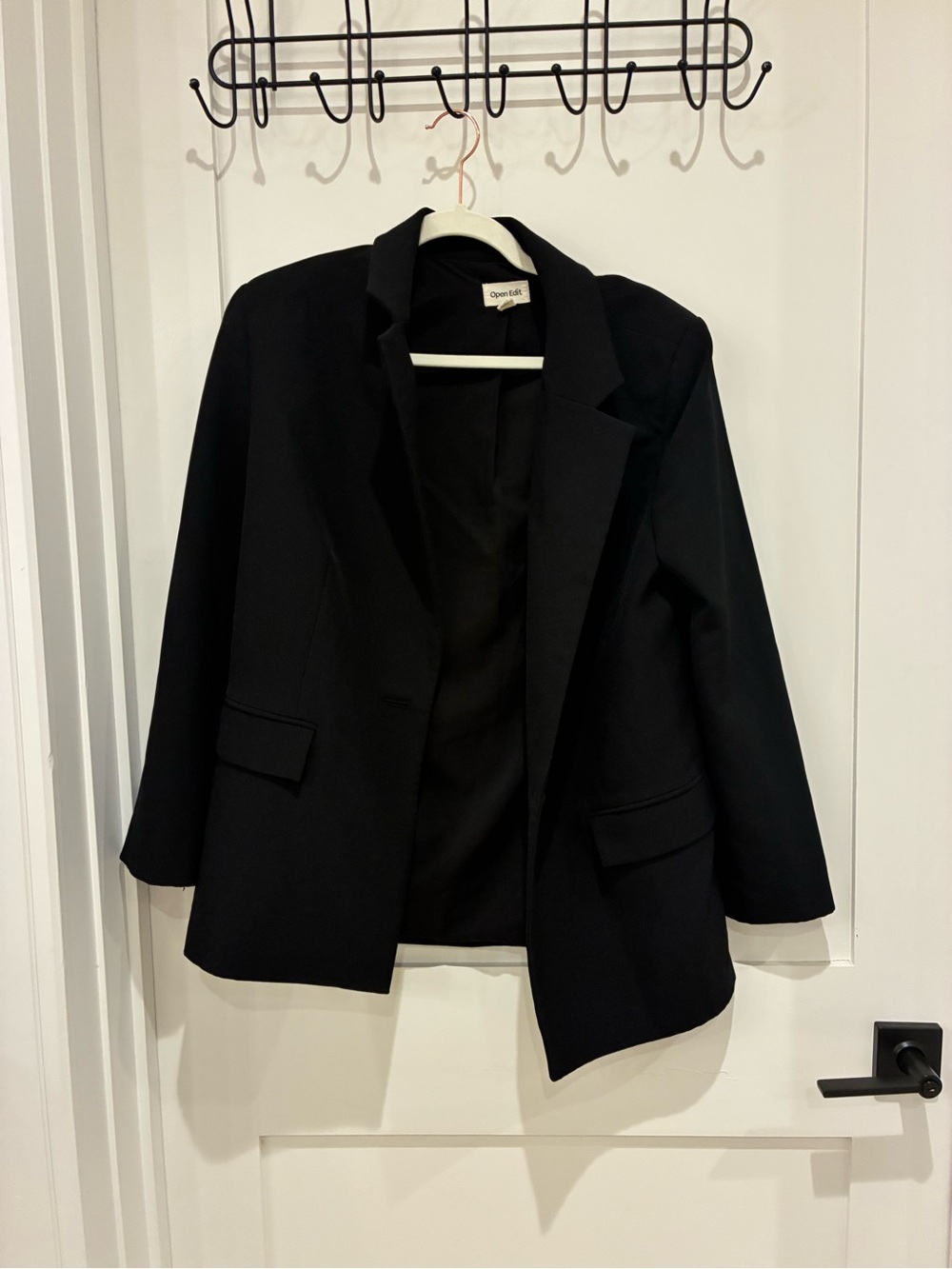 Black Women's Tailored Blazer